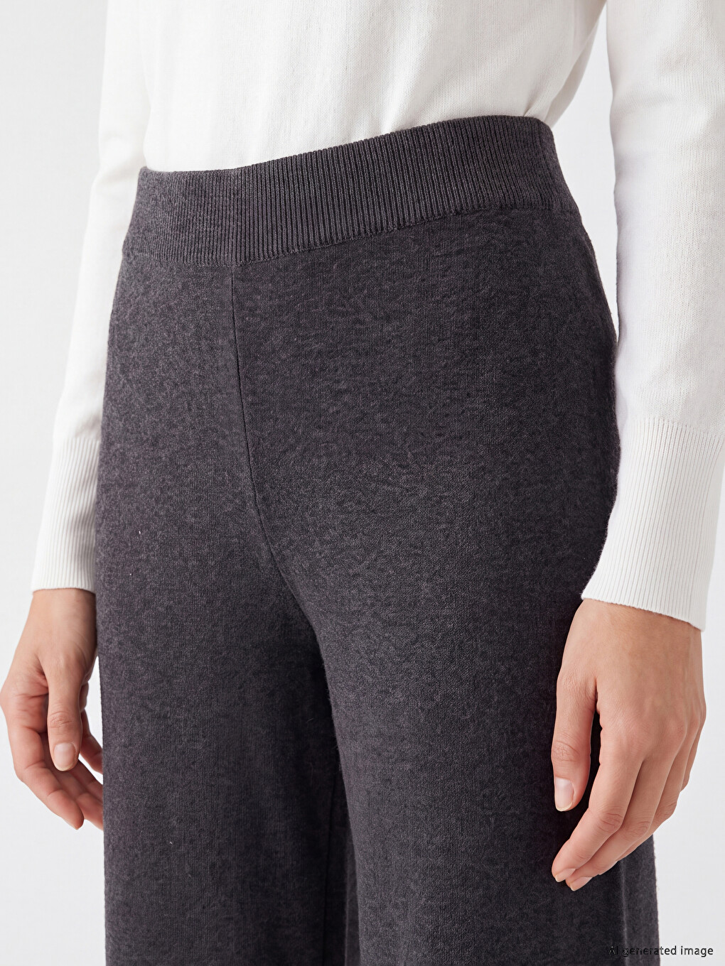Woman Anthracite Trousers-2