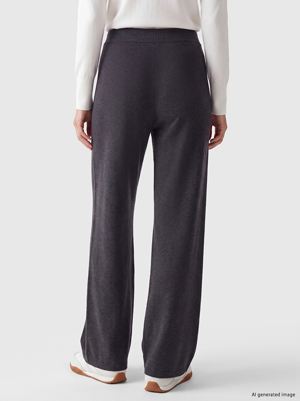 Woman Anthracite Trousers-3