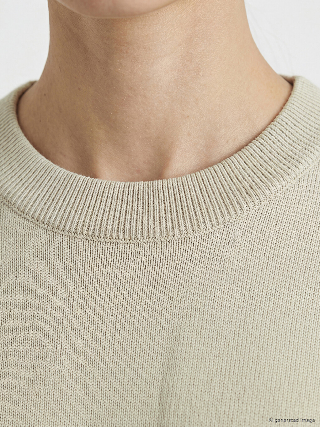Crew Neck Women's Knitwear Sweater-2