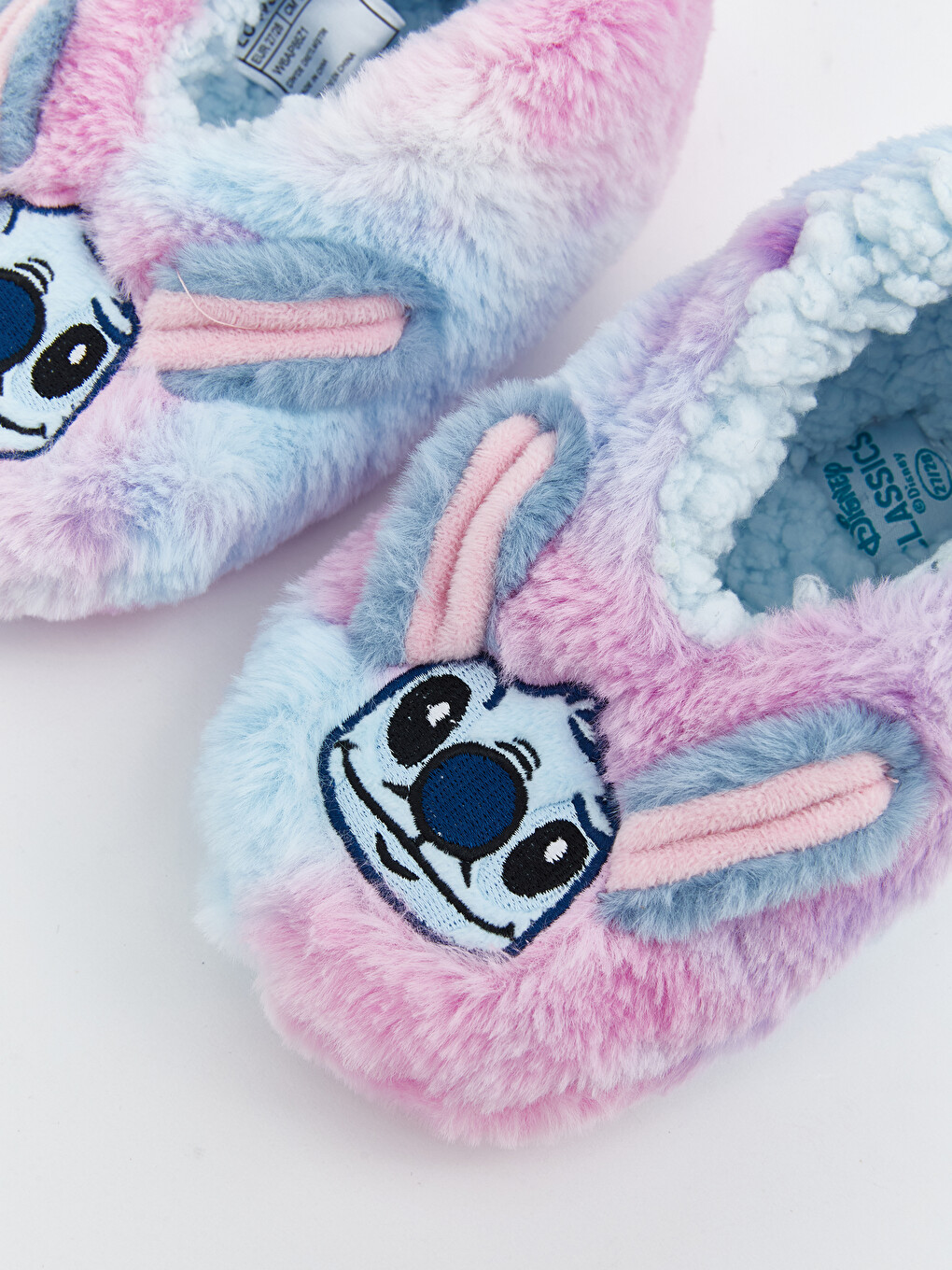 Stitch Ve Angel Desenli Kız Çocuk Ev Çorabı-2