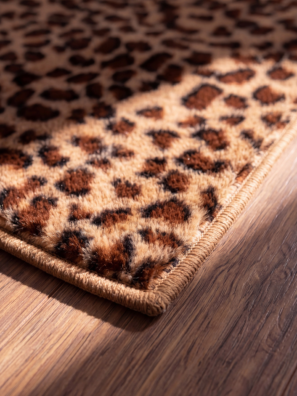 Tapis À Imprimé Léopard 80x150 Cm-1