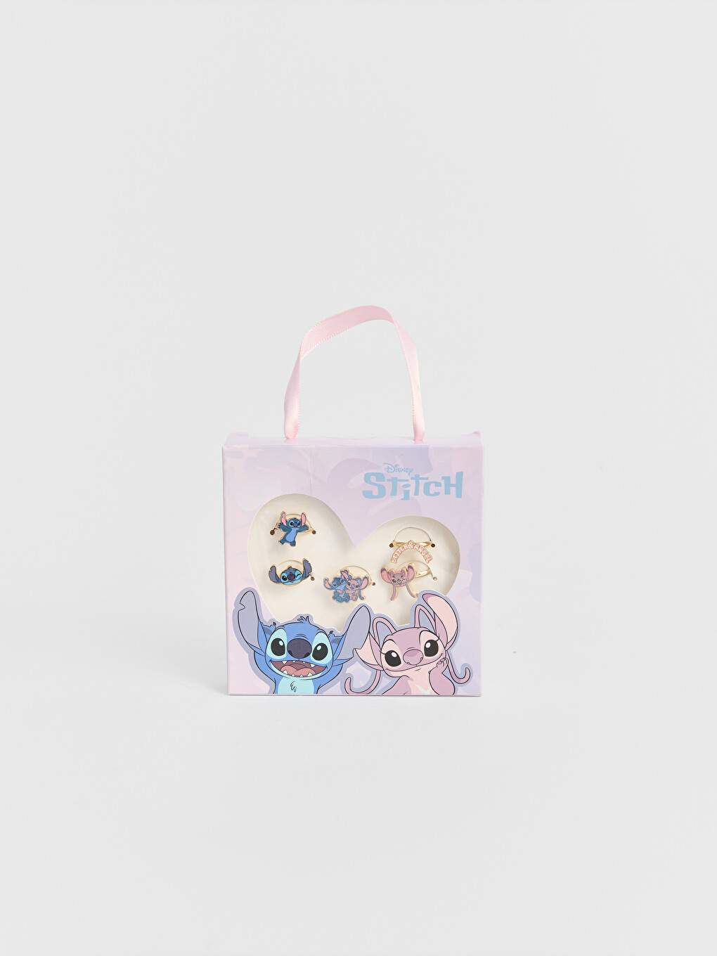 Karışık Lilo Ve Stitch Baskılı Kız Çocuk Toka Seti 5'li