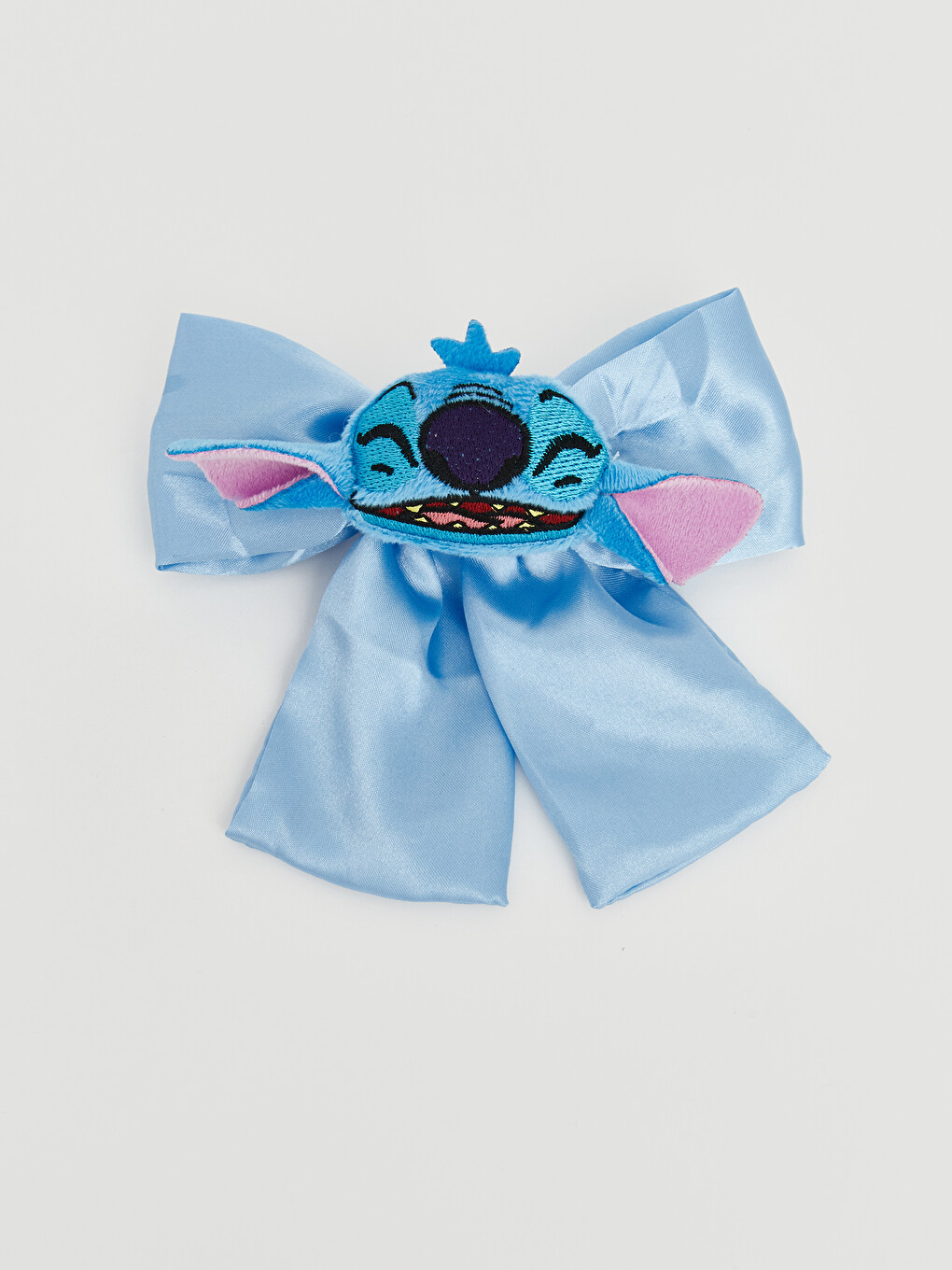 Karışık Stitch Nakışlı Kız Çocuk Fiyonk Saç Tokası-1