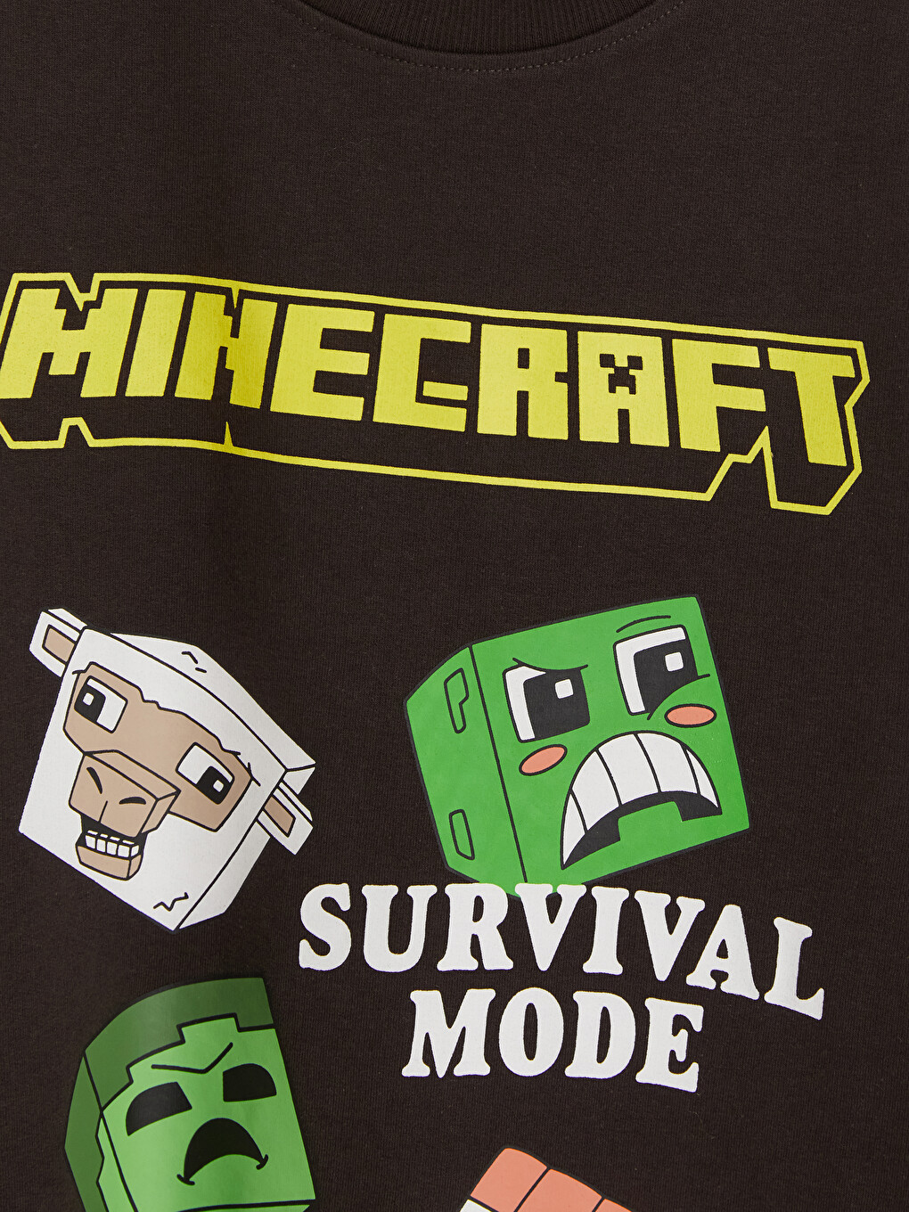 Minecraft Принтті Ұлдарға Арналған Пижама Жинағы-4
