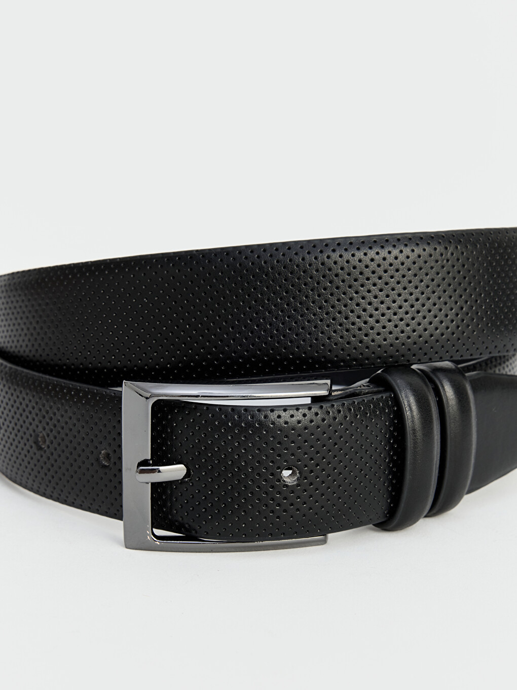Faux Leather Men's Belt-1