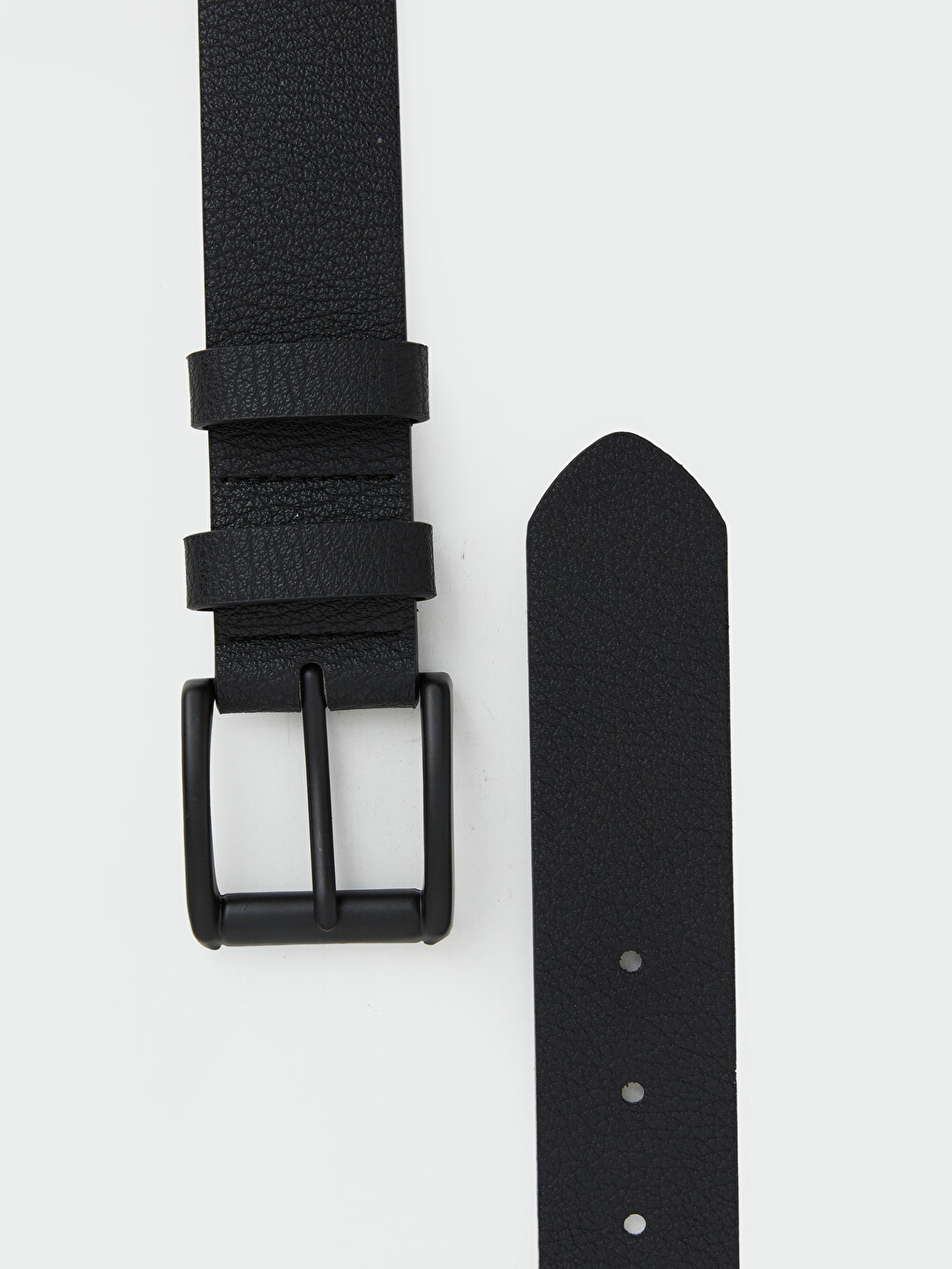 Faux Leather Men's Belt-2