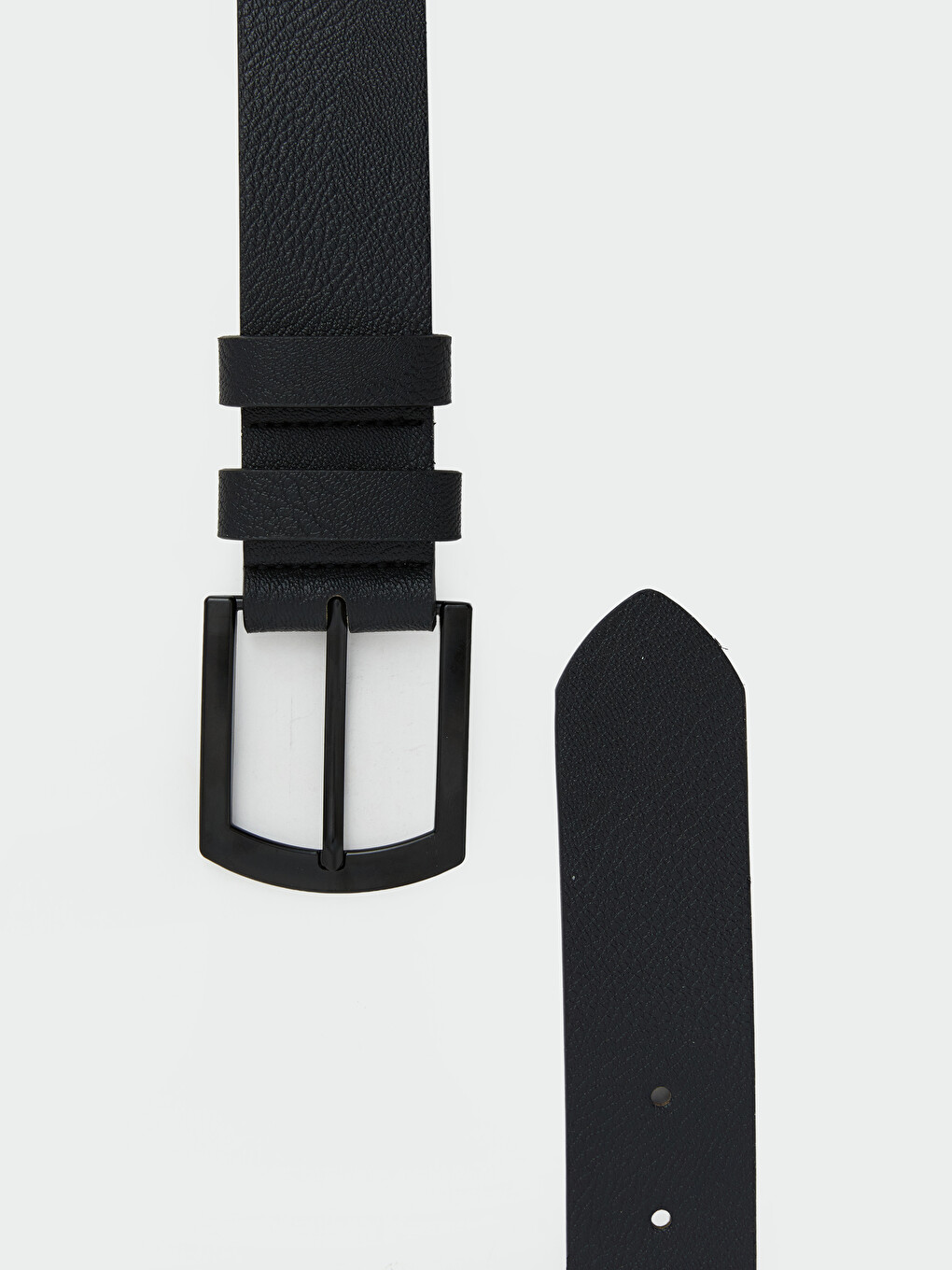 Faux Leather Men's Belt-2
