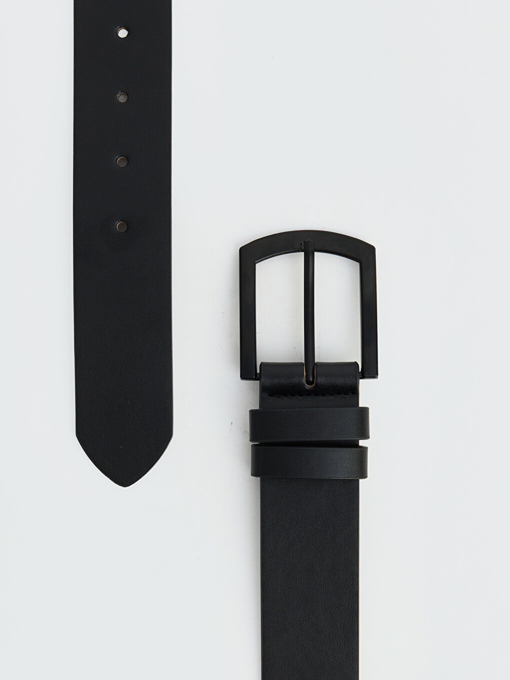 Faux Leather Men's Belt-2