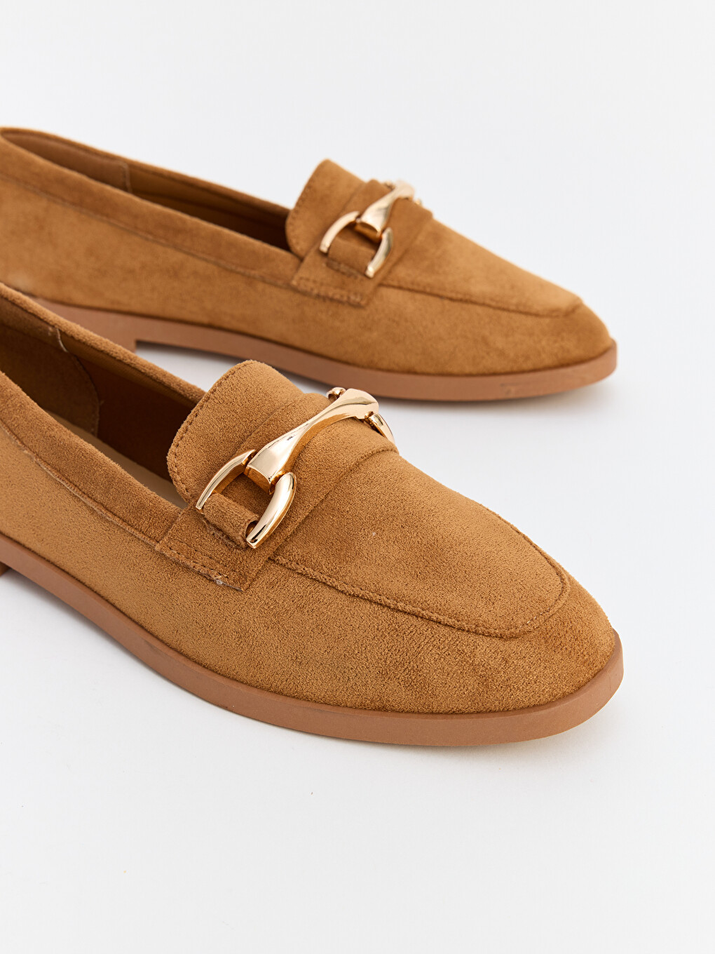 Süet Görünümlü Kadın Loafer-1