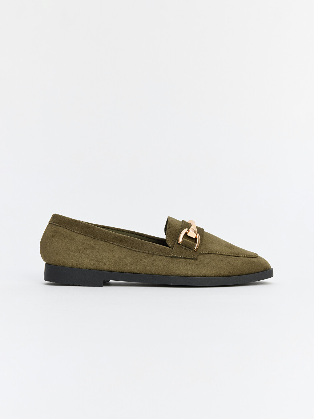 Süet Görünümlü Kadın Loafer-2