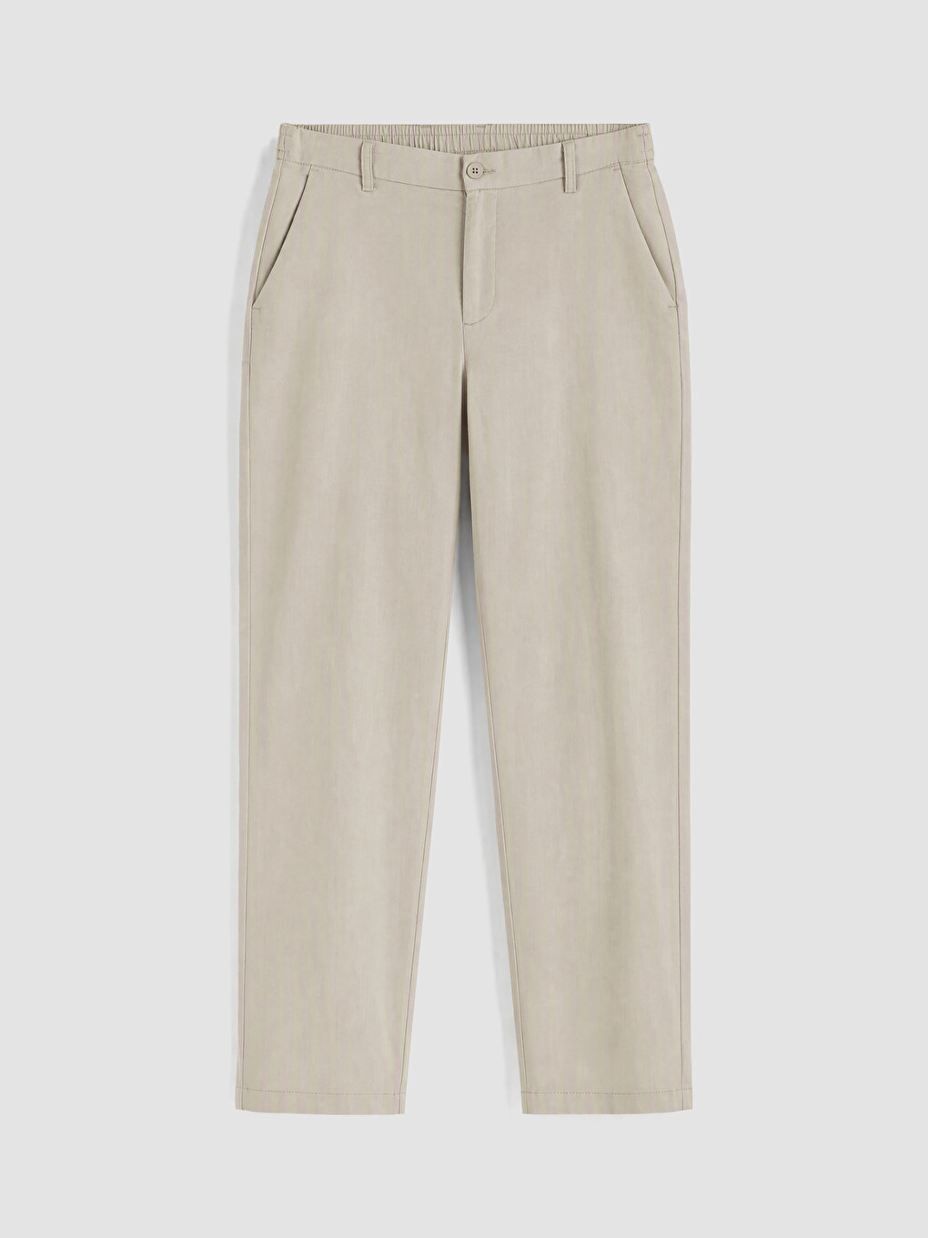 Linen-look Men's Trousers-4