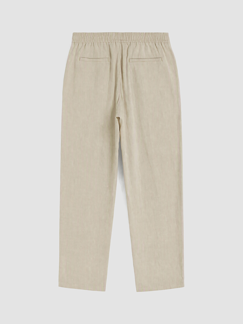 Linen-look Men's Trousers-6