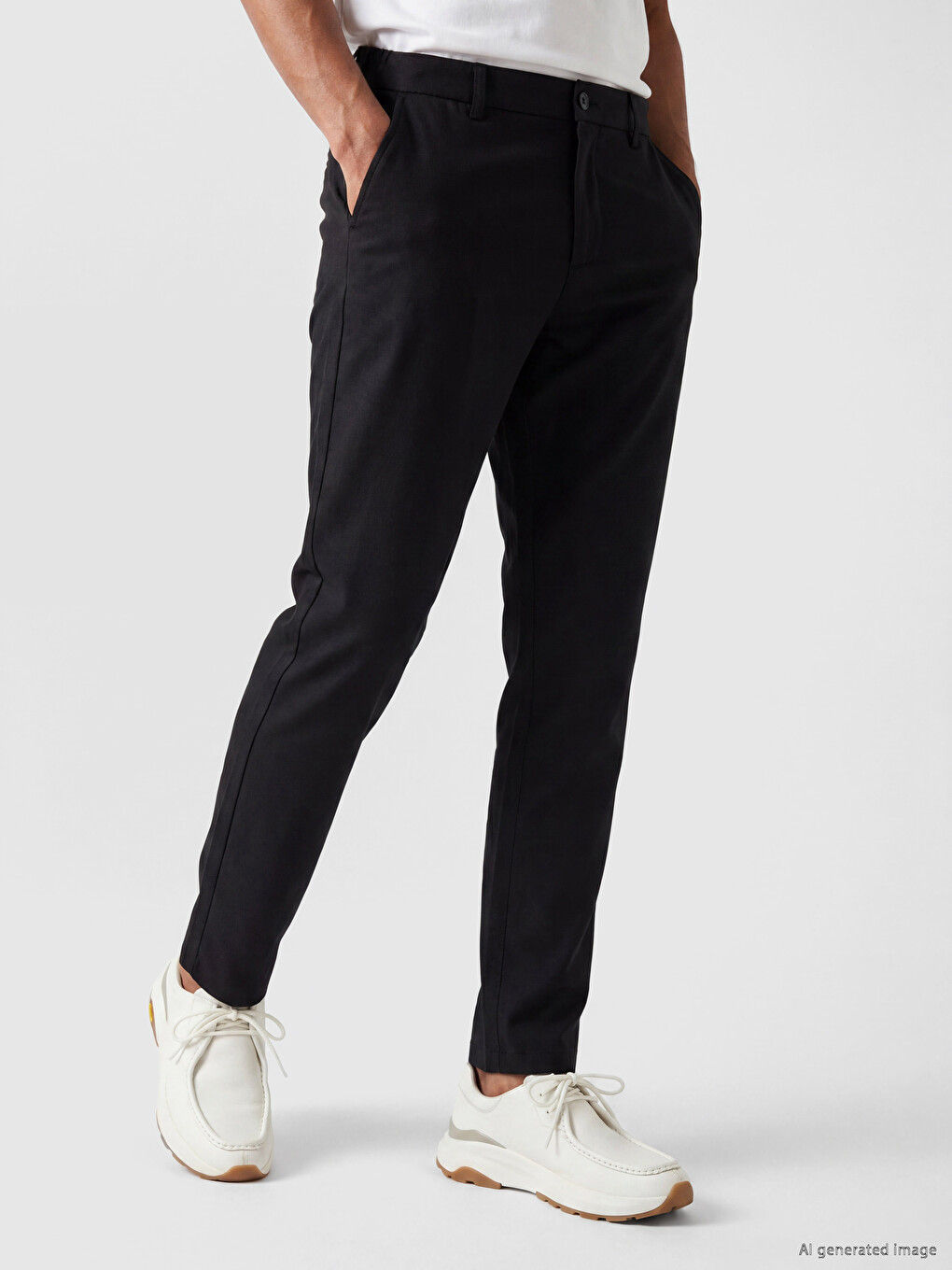 Man Black Trousers