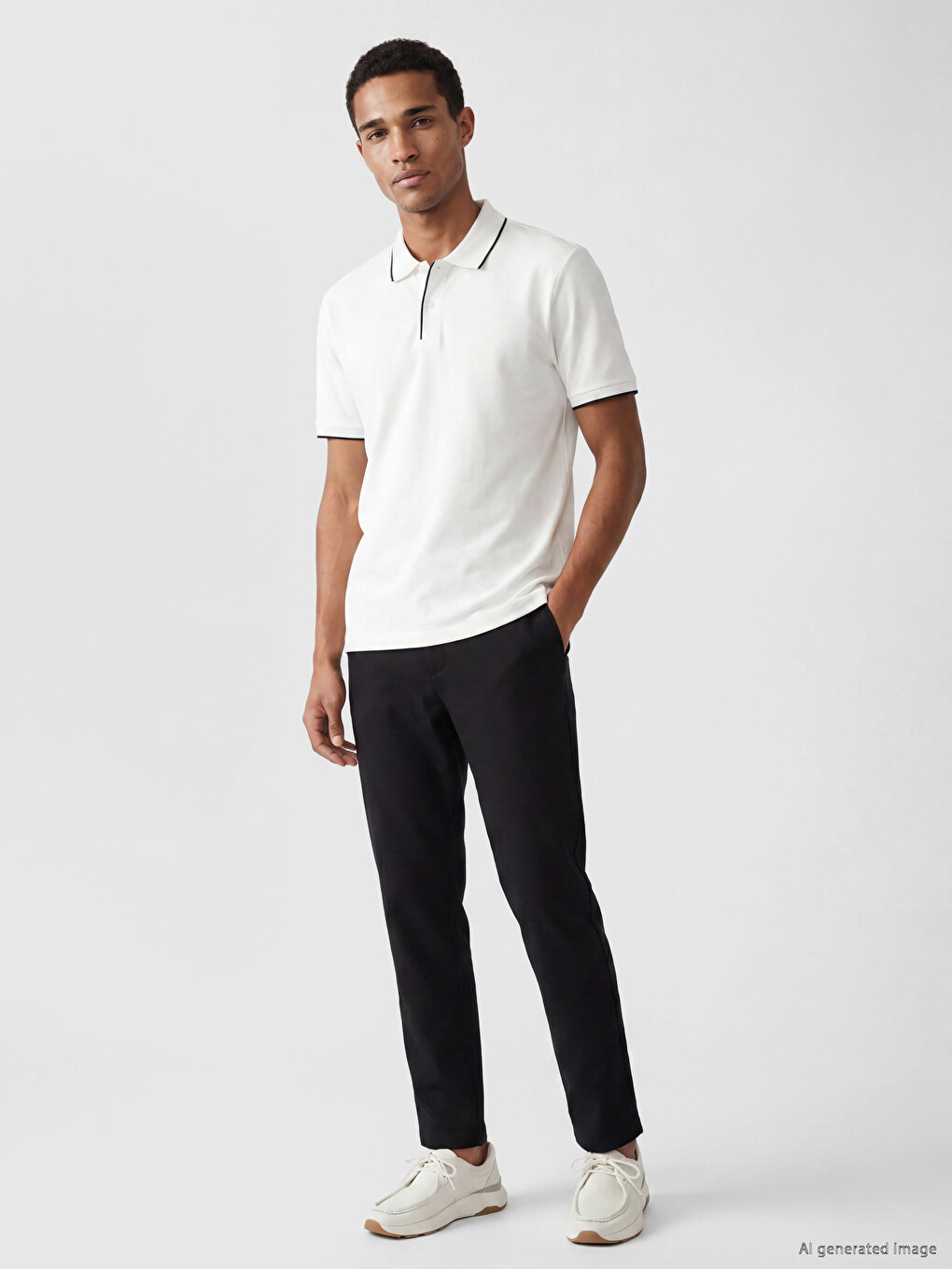 Man Black Trousers-1