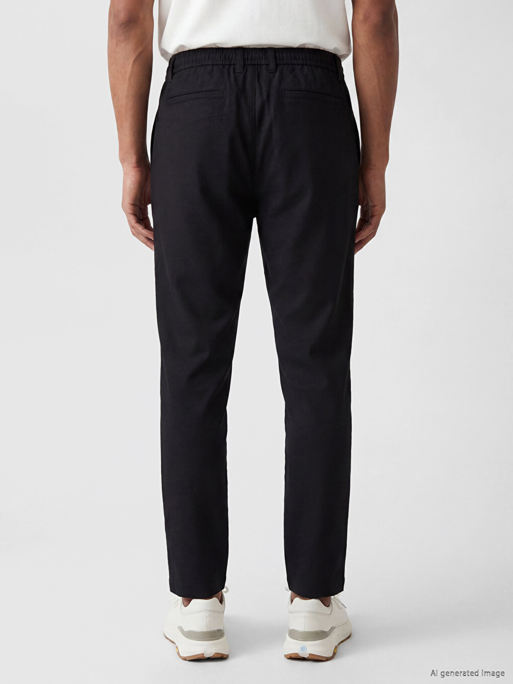 Man Black Trousers-3