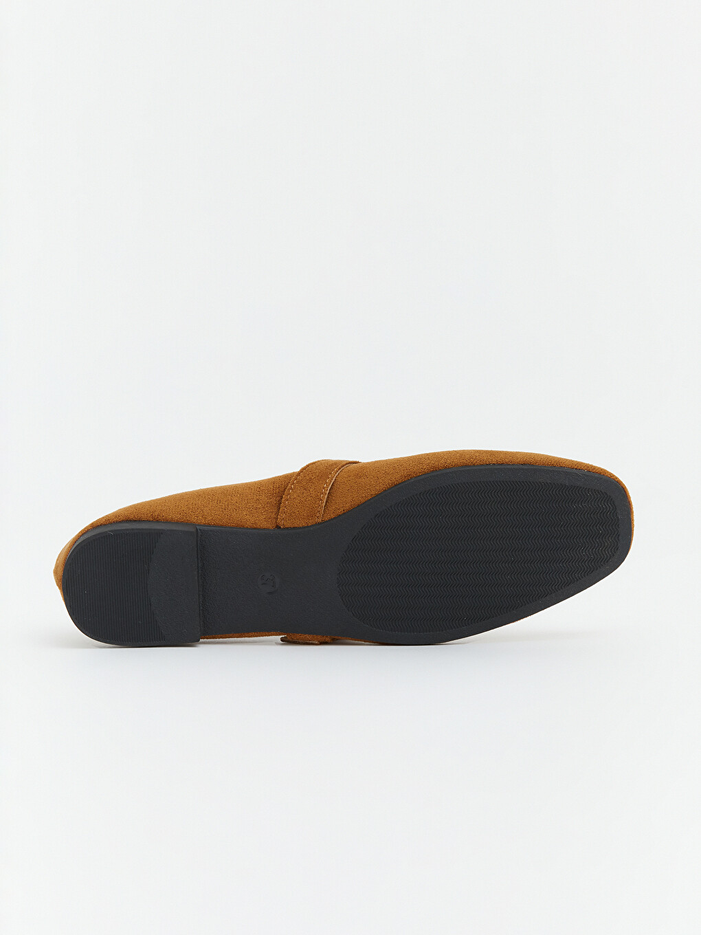 Square Toe Buckle Detailed Women's Ballet Flats-3