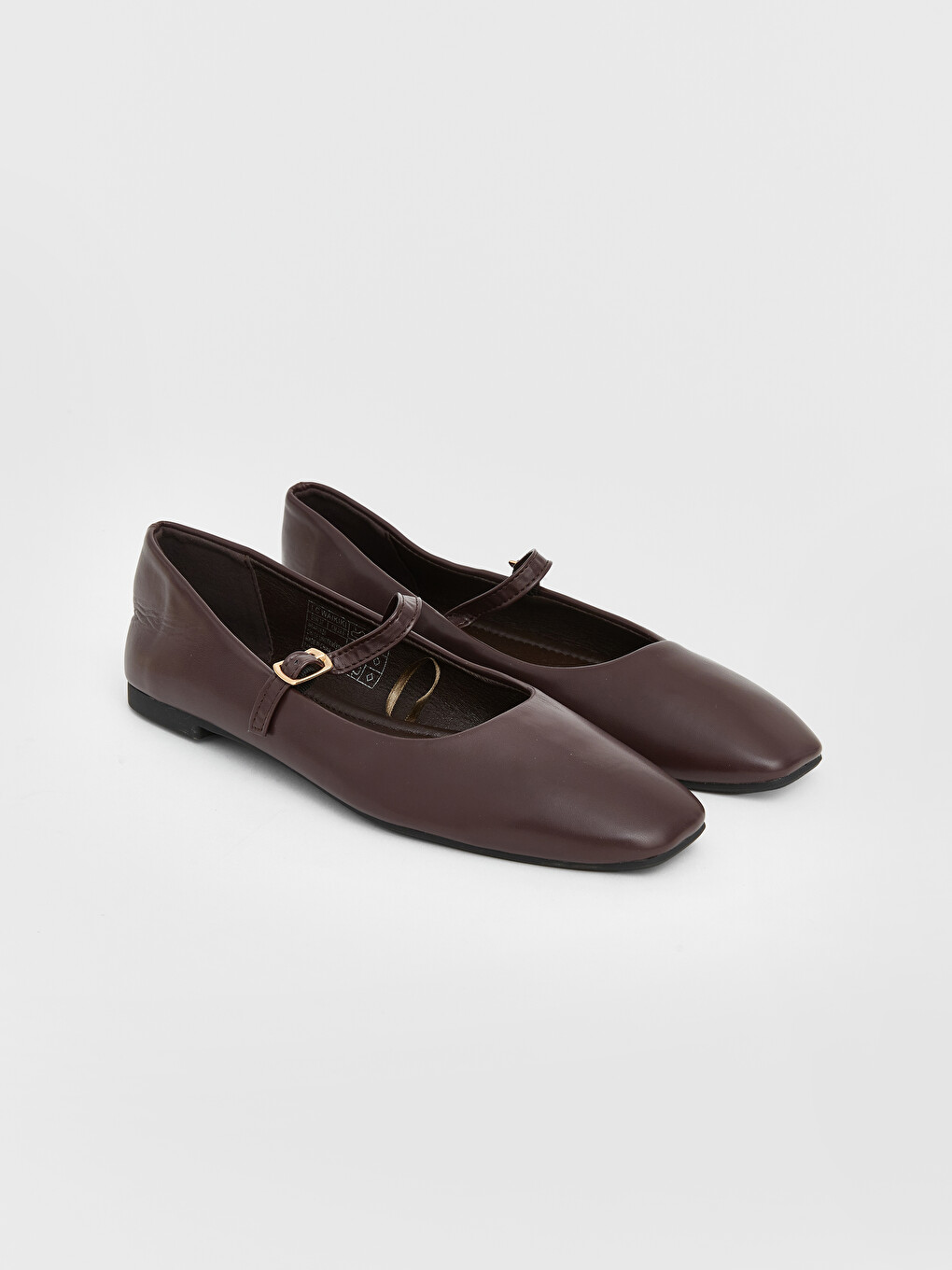 Faux Leather Women's Ballet Flats