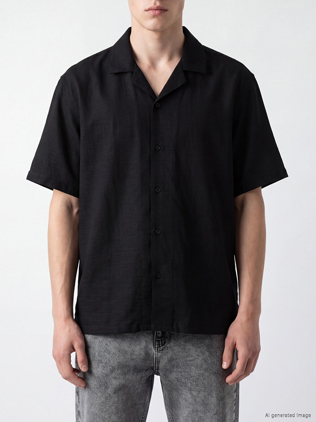 Man Black Shirt-2
