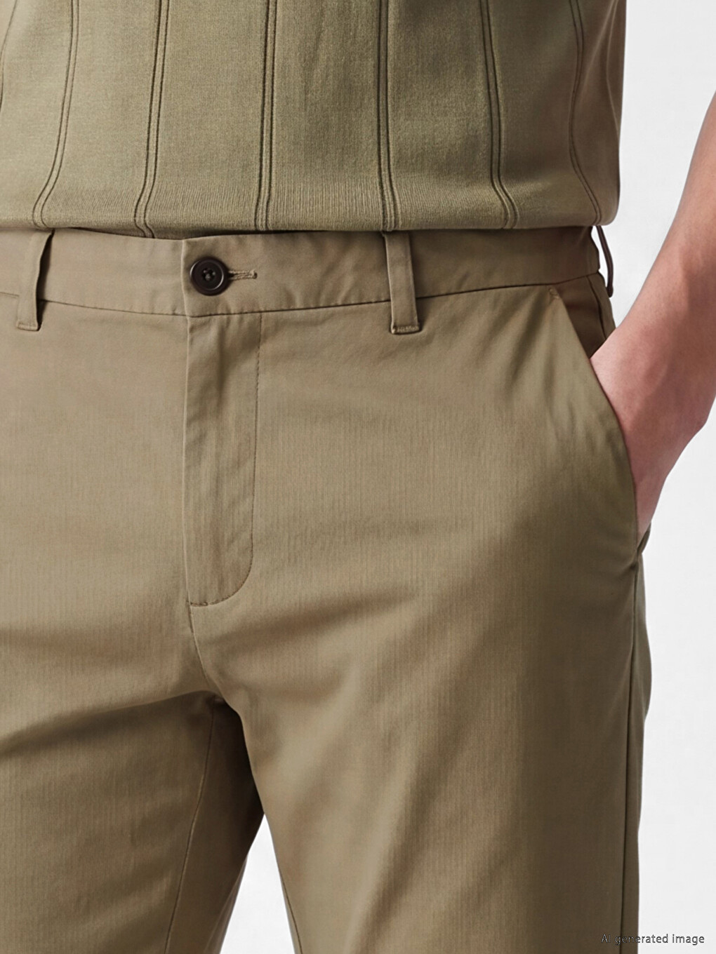 Standard Fit Men's Trousers-2