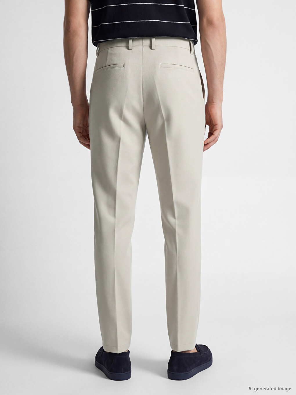Gri Regular Fit Erkek Pantolon-4