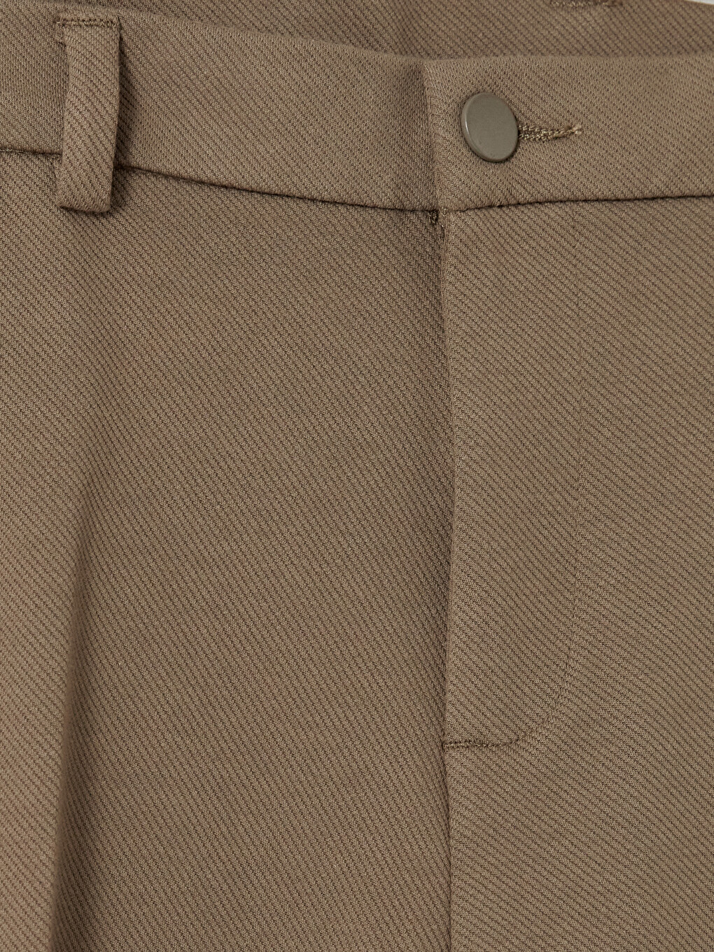 Kahverengi Regular Fit Erkek Pantolon-1