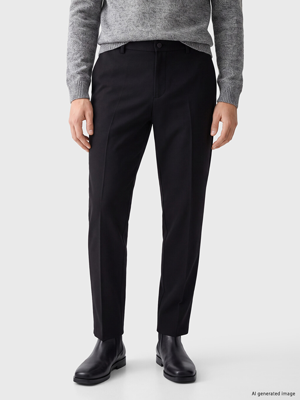 Regular Fit Men's Trousers-1