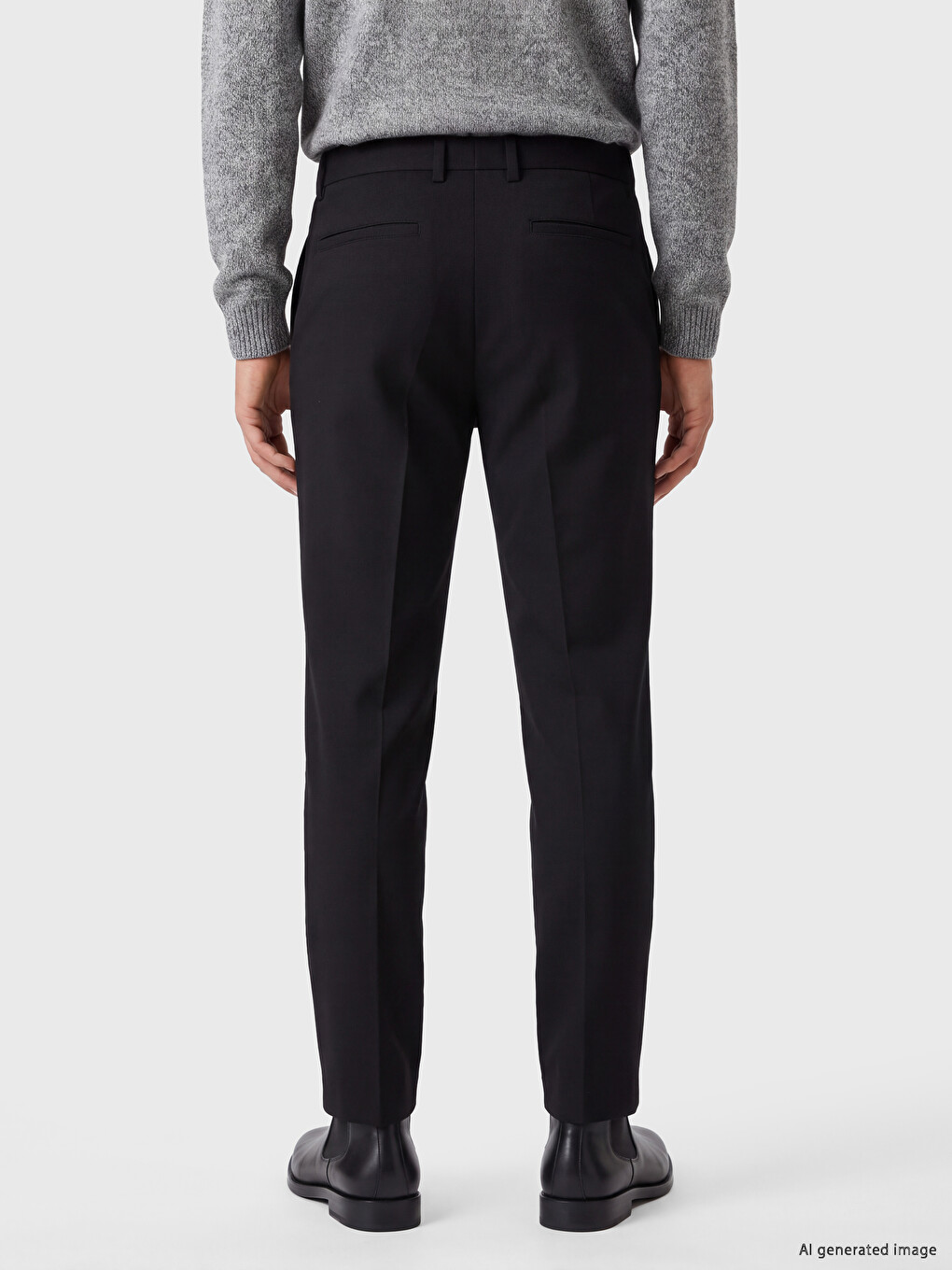 Regular Fit Men's Trousers-3