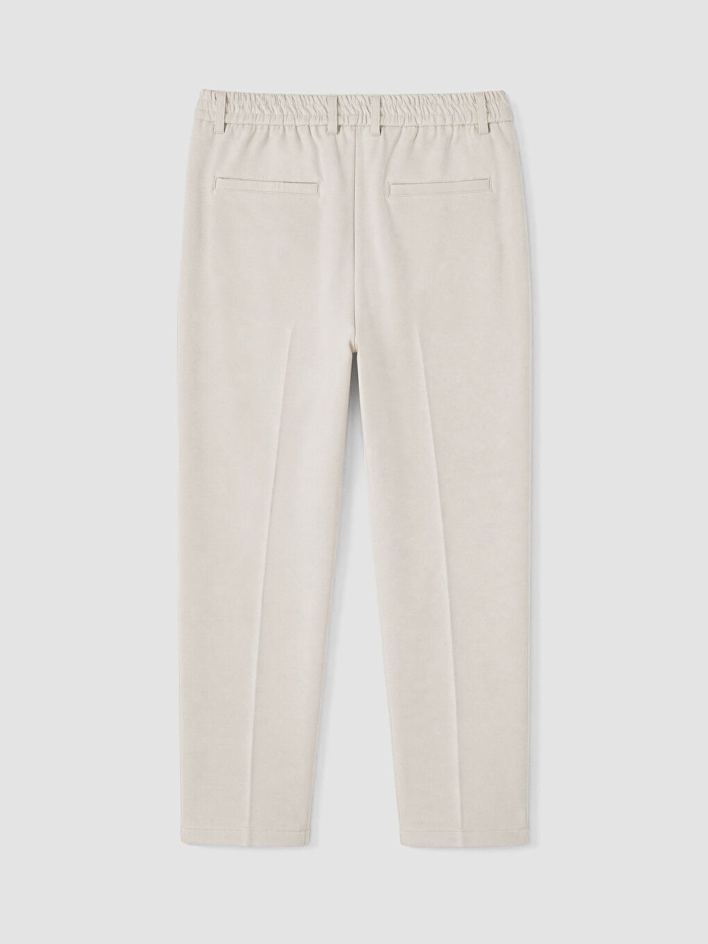 Bej Regular Fit Erkek Pileli Pantolon-2