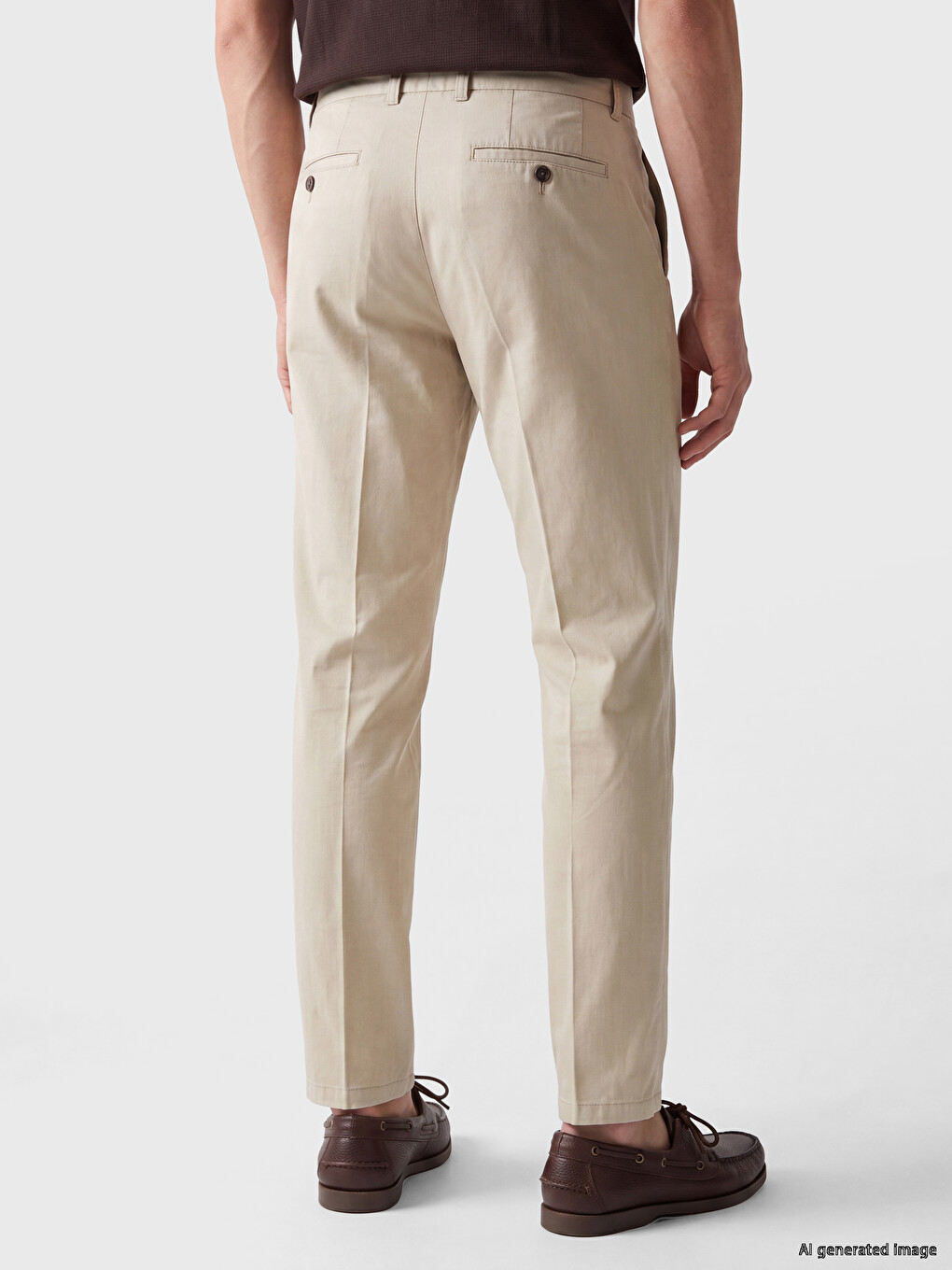 Pantaloni Bej Bărbat-3