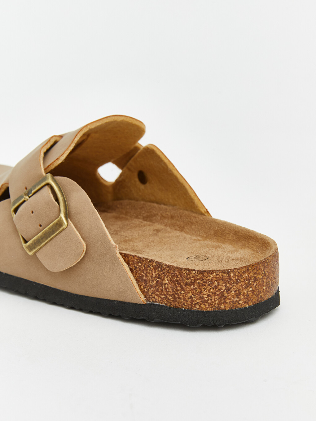 Women's Suede Cork Soled Clog Slipper-2
