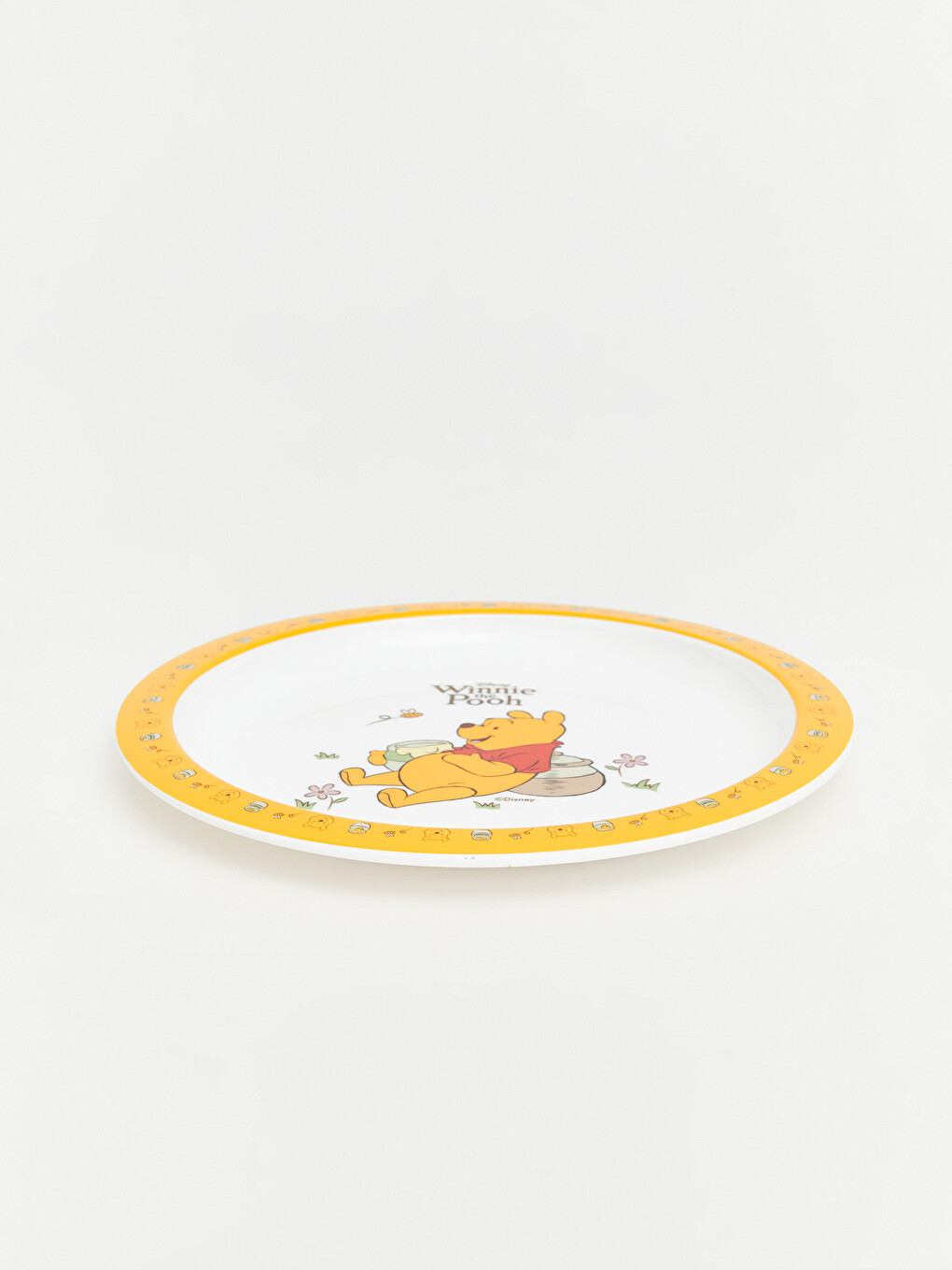 Winnie The Pooh Printed Plate Bowl And Cup Set-5