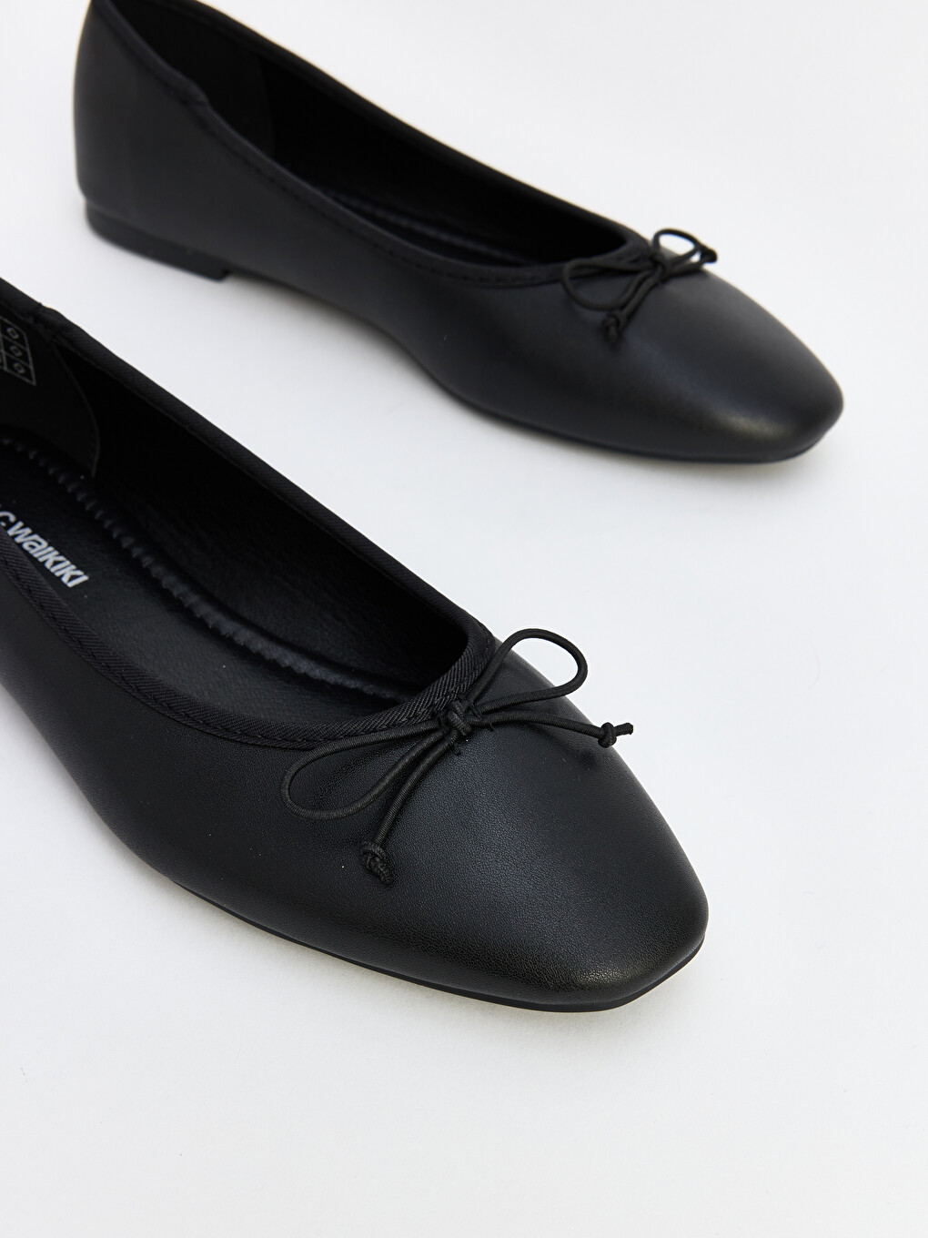 Faux Leather Women's Ballet Flats-1