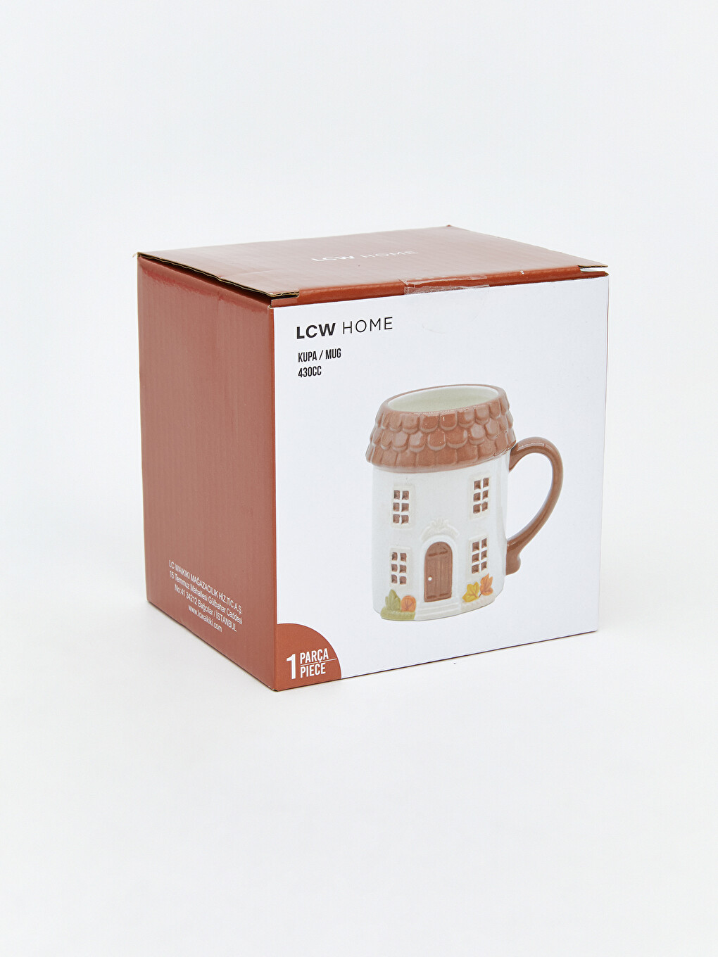 Karışık Ev Figürlü Seramik Kupa 430 Ml-2