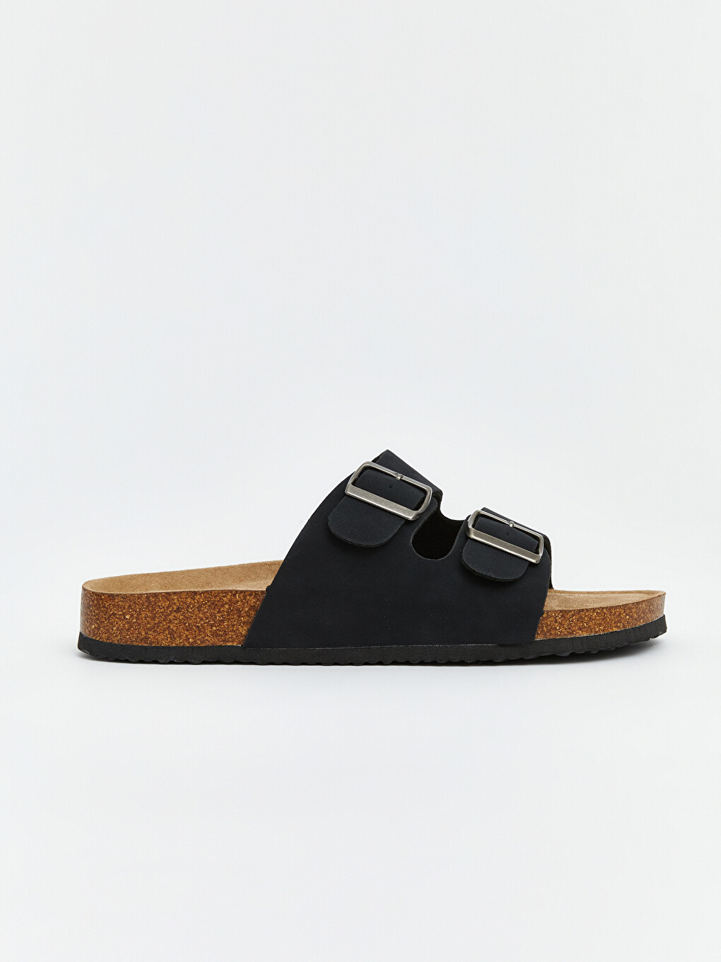 Adjustable Buckled Double Strapped Men's Slipper-1