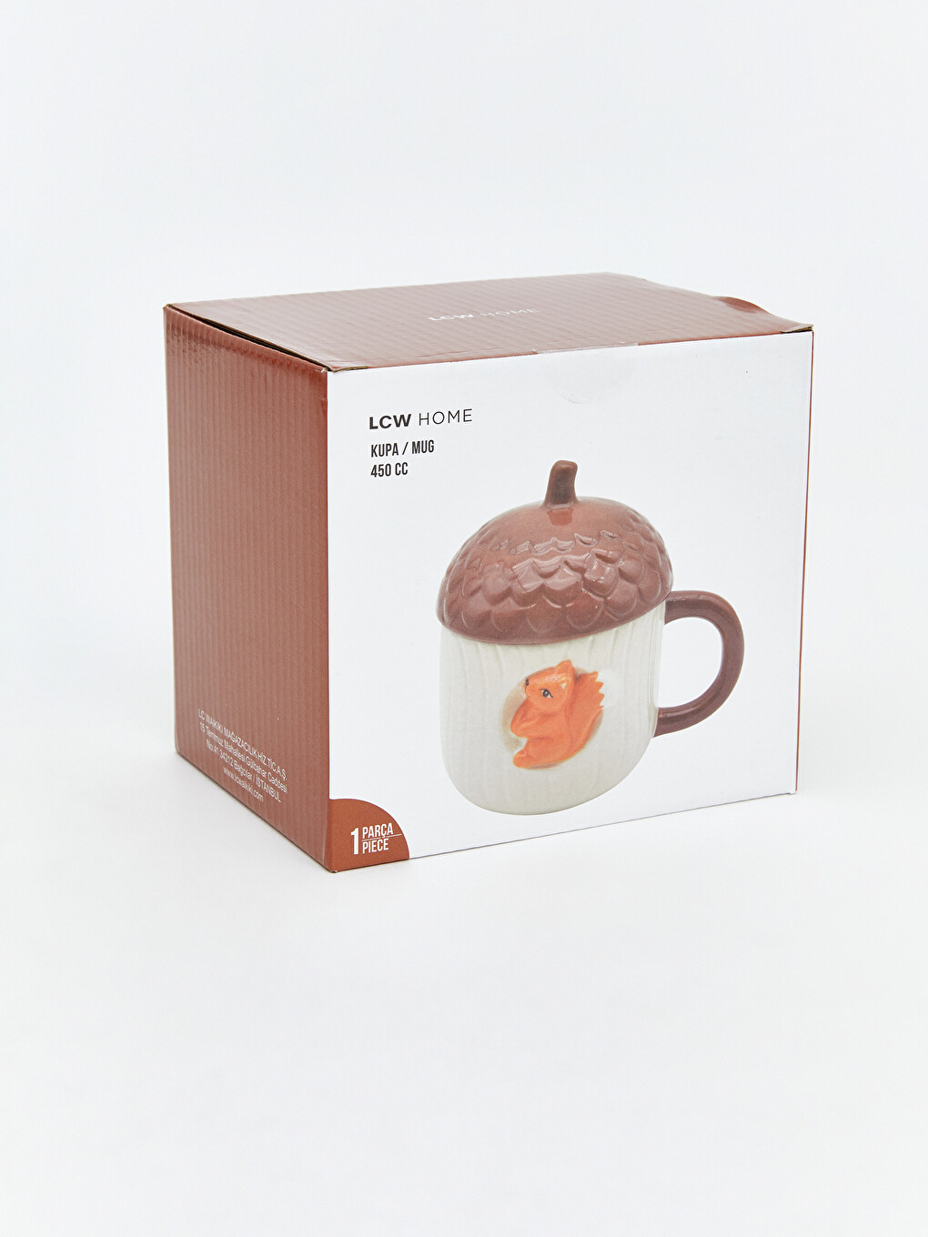 Karışık Palamut Figürlü Seramik Kupa 450 Ml-3