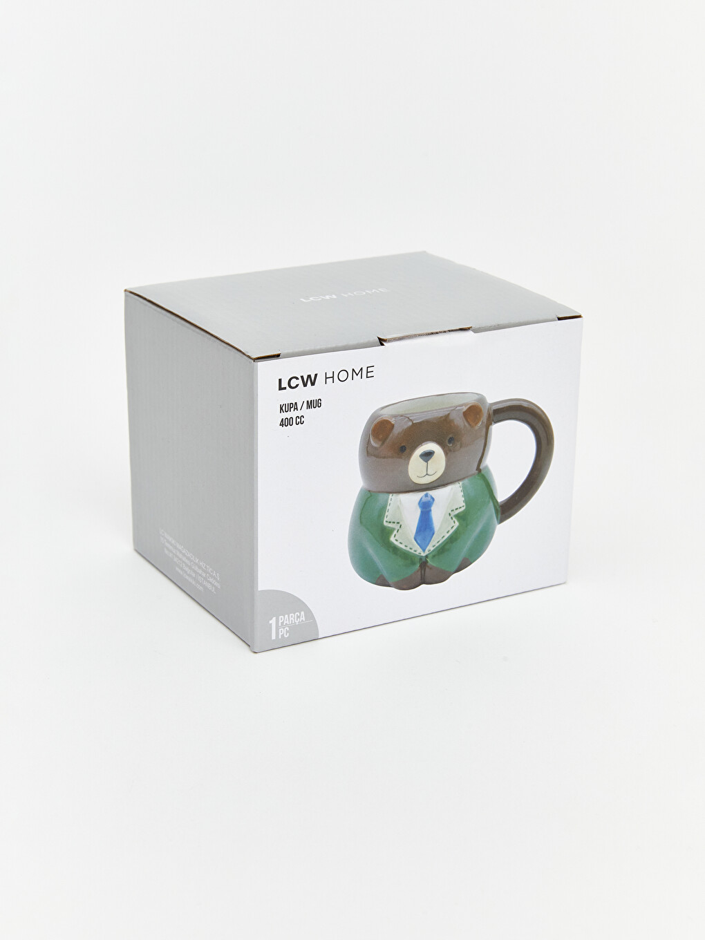 Karışık Ayı Figürlü Cam Kupa 400 Ml-2