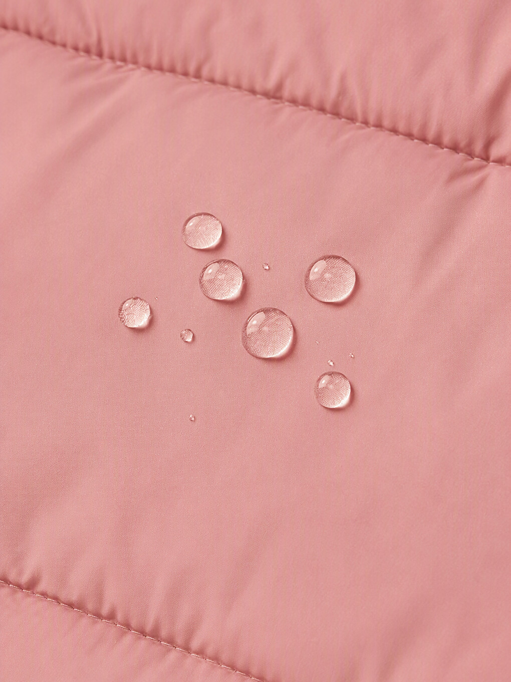 Furred Hooded Girls' Water Repellent Coat-4
