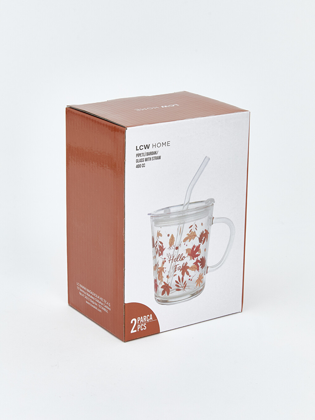 Karışık Çiçek Baskılı Pipetli Bardak 400 Ml-3
