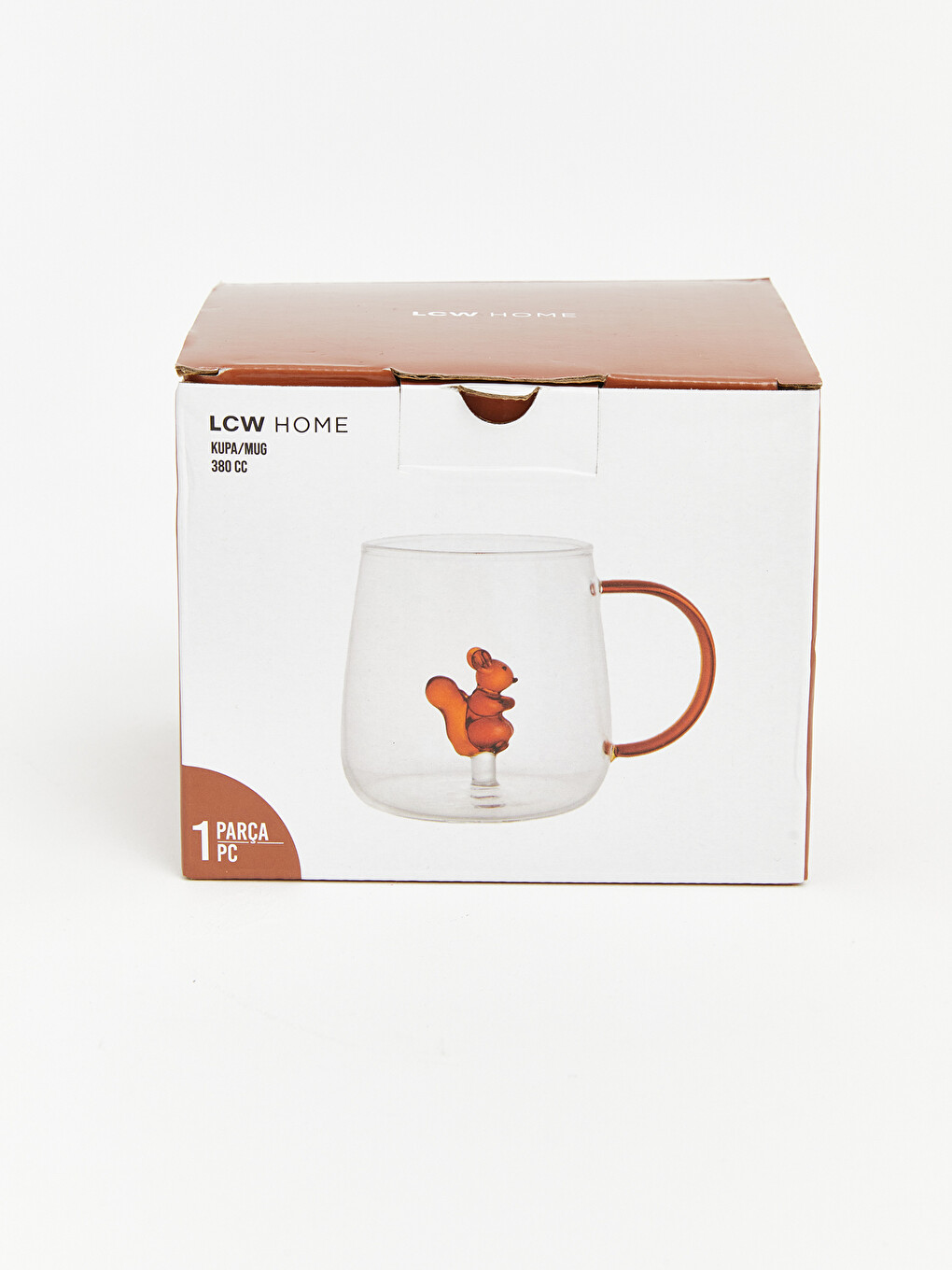 Стеклянная Кружка С Фигуркой Белки 380 Ml-2