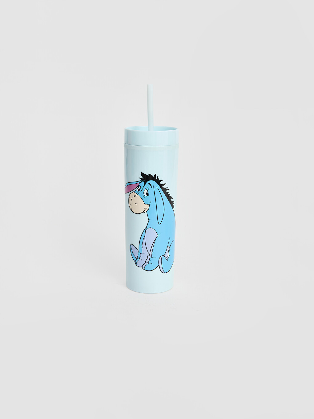 Eeyore Printed Straw Water Bottle-1