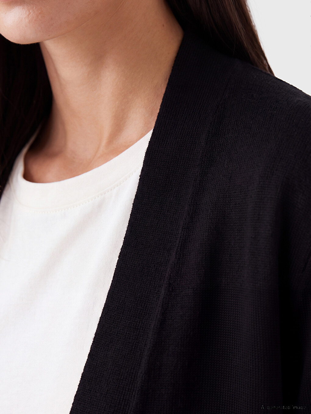 Shawl Collar Women's Knitwear Cardigan-2