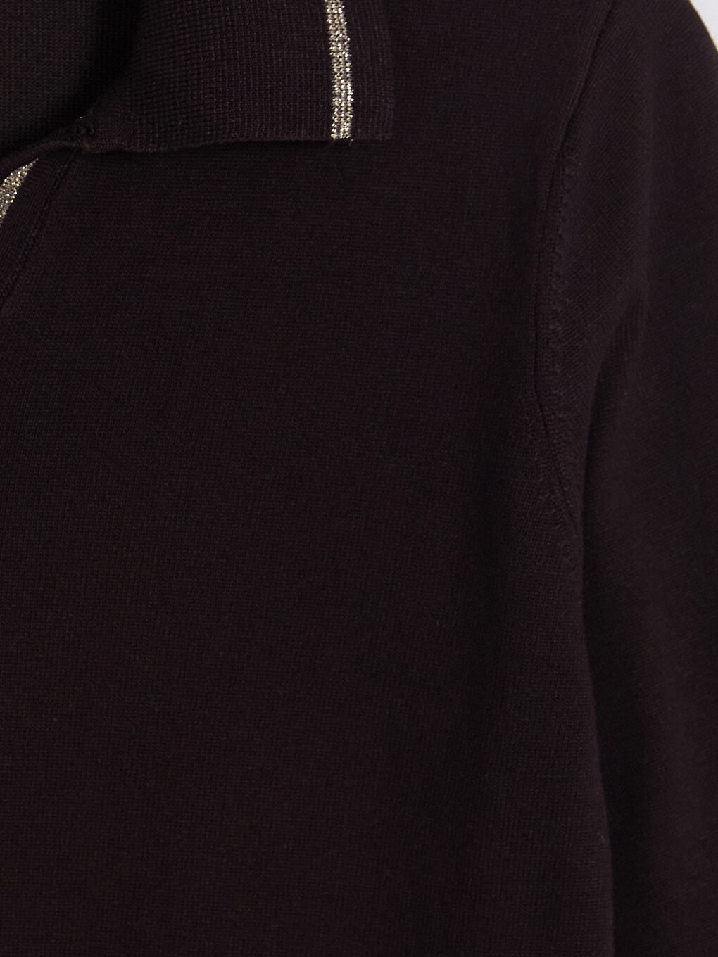 Polo Collar Women's Knitwear Sweater-5