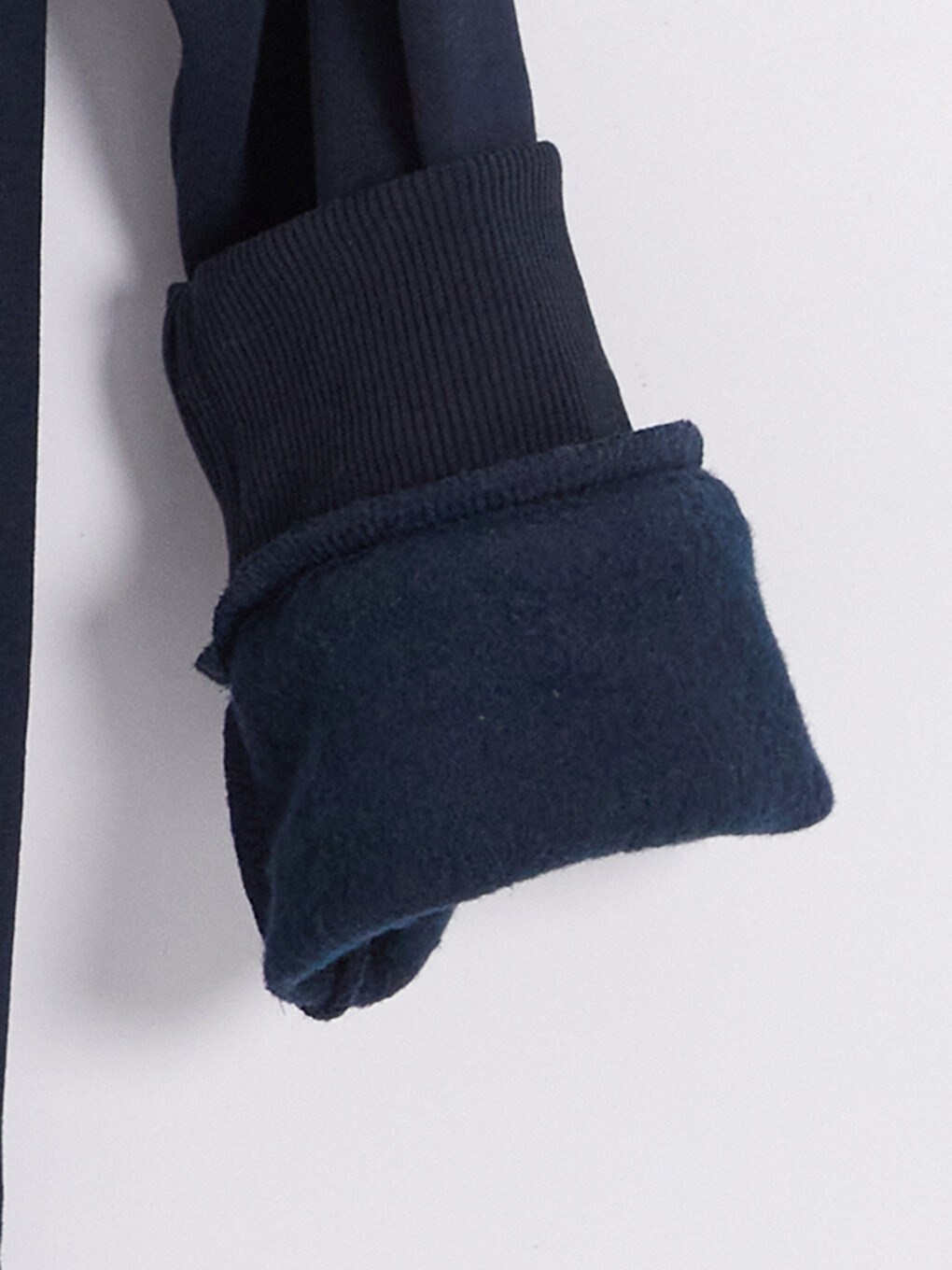 Mock Neck Color Block Men's Sweatshirt-5