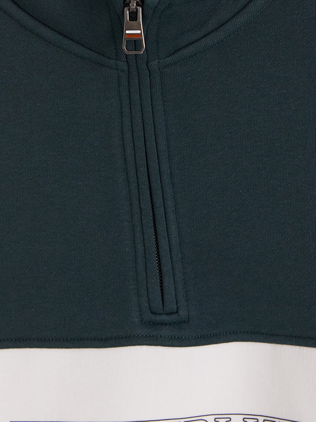 Mock Neck Color Block Men's Sweatshirt-6