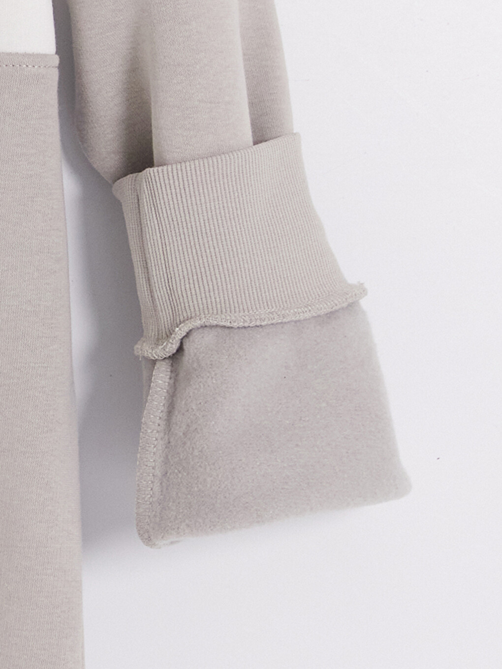 Mock Neck Color Block Men's Sweatshirt-5