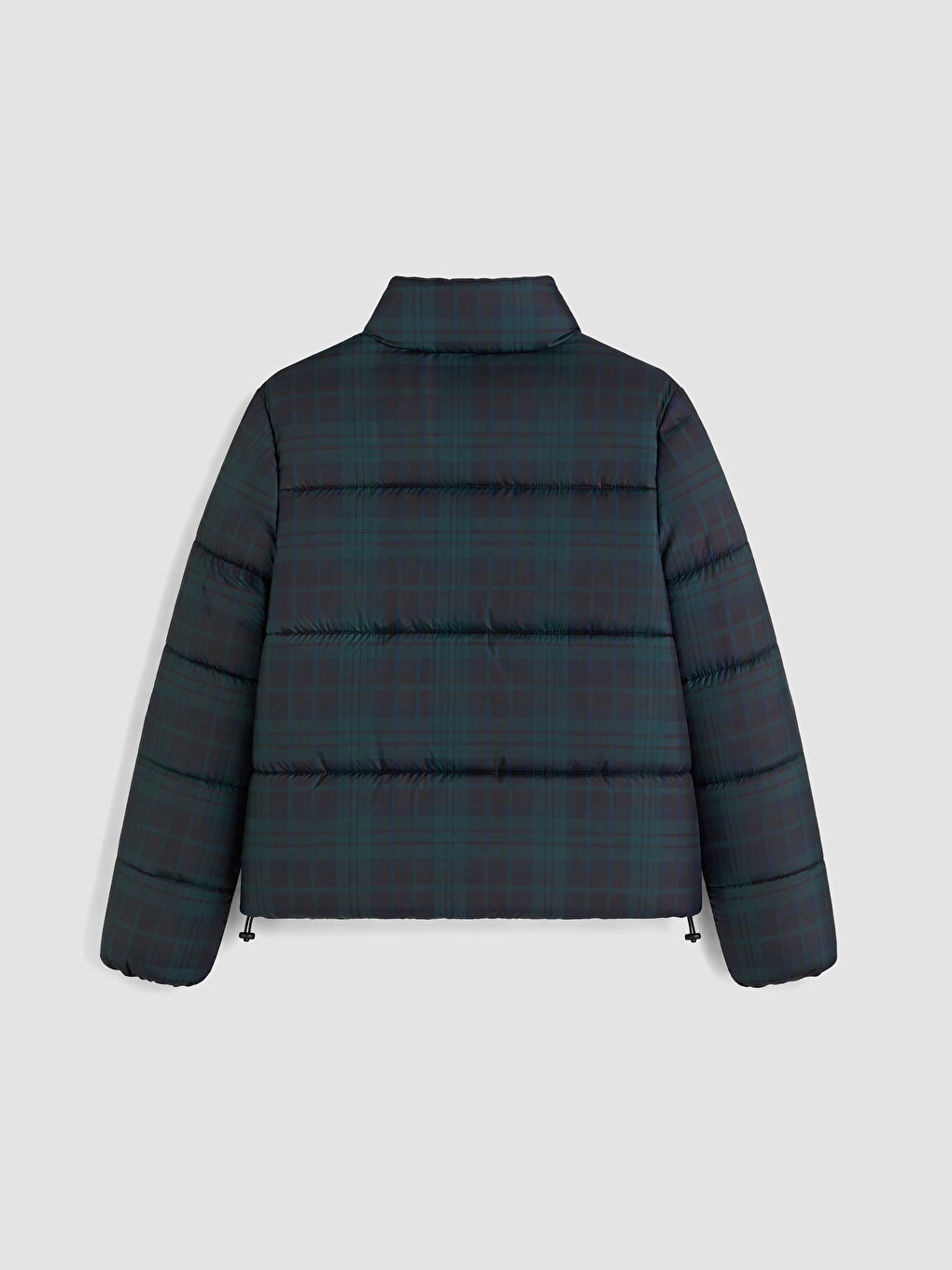 Woman Navy Puffer Coat-6