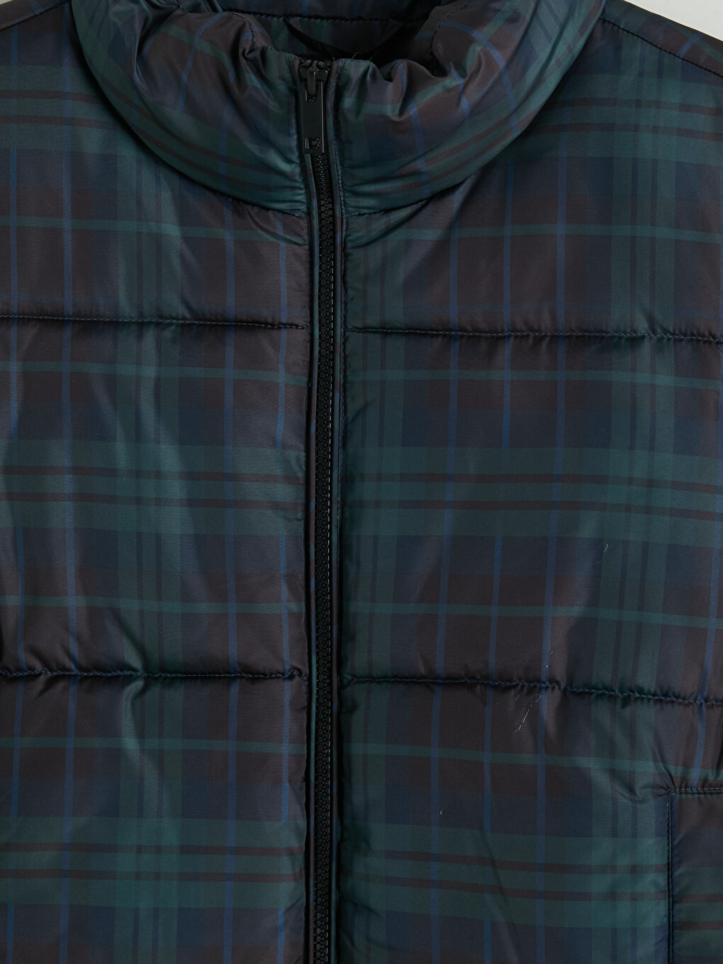 Woman Navy Puffer Coat-7