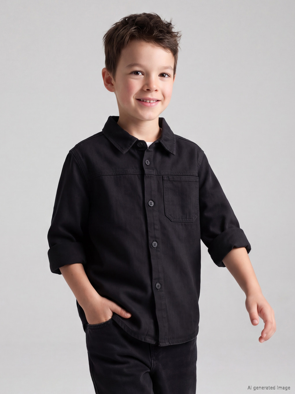 Twill Boys' Shirt