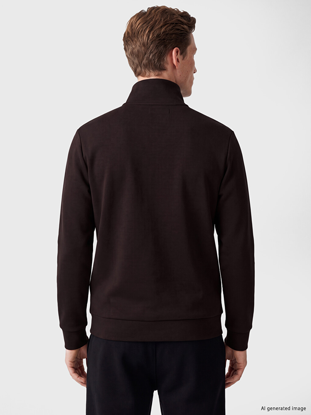 Half Zippered Men's Sweatshirt-3