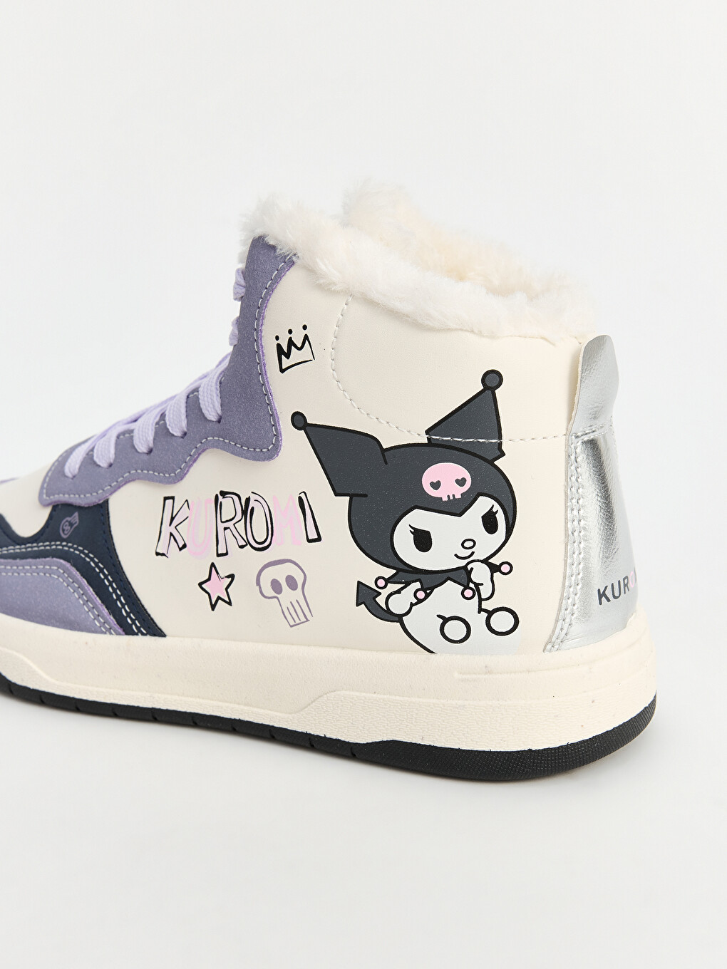 Kuromi Printed Ankle Girls' Sneaker-1